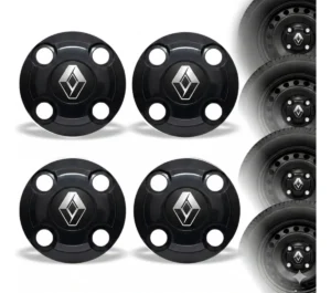 Juego de 4 taza central  para Renault Clio (2000–2003)