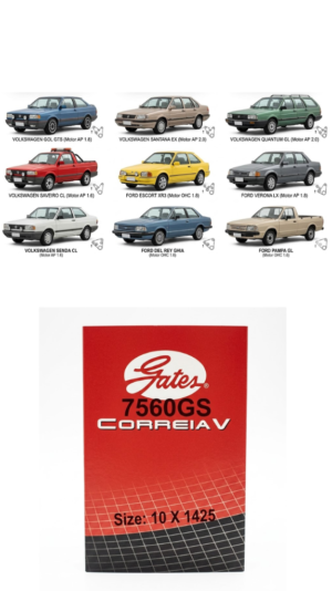 Correa en V Gates 7560GS (Línea Automotriz)