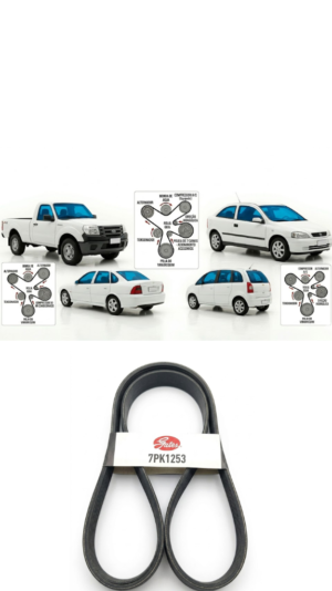 Correa Multi V / Serpentina Gates 7PK1853 (Micro-V®)