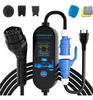 Cargador Portátil para Auto Eléctrico 7 kW – Tipo 2 | 32 A